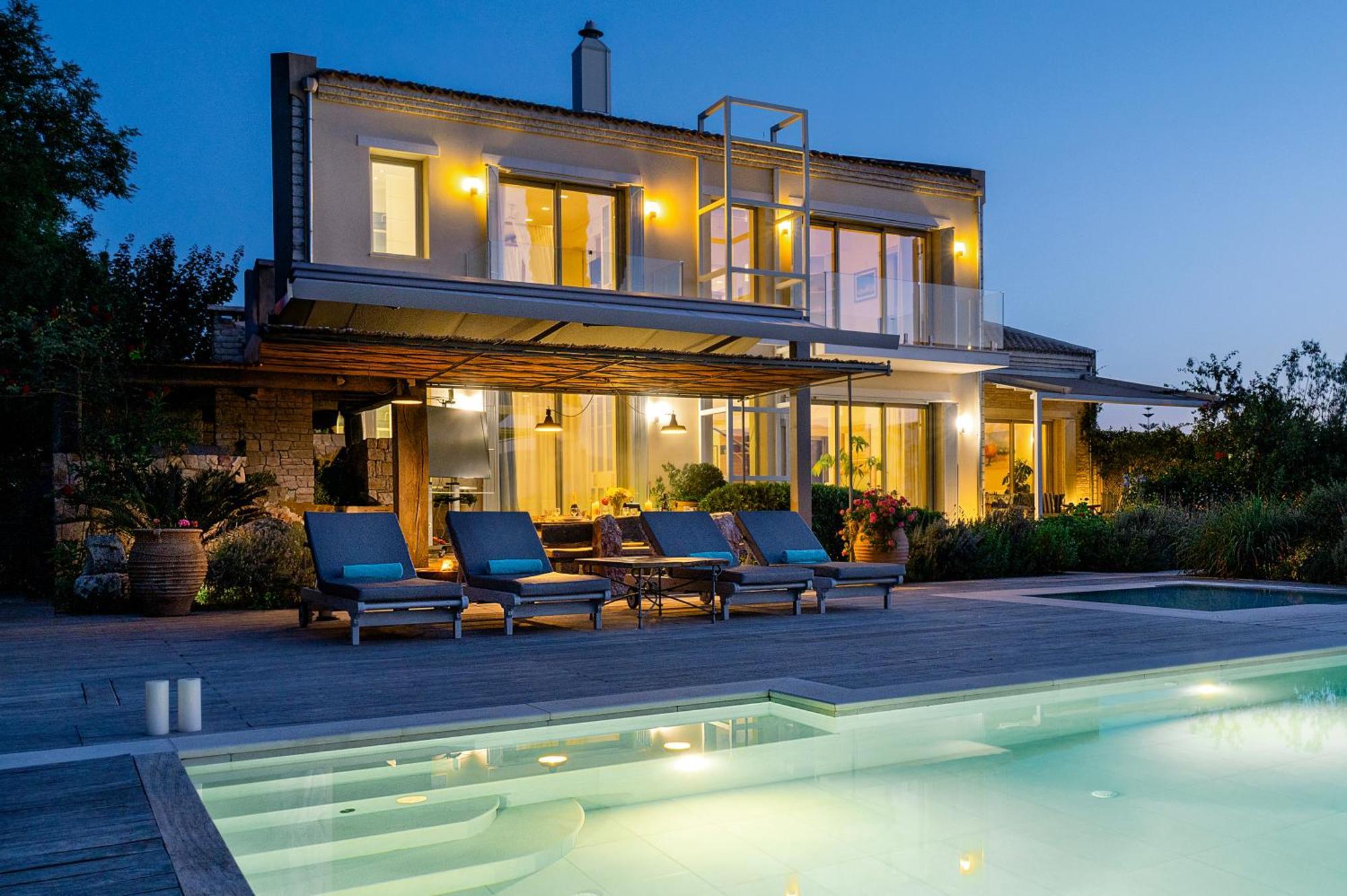 Melithea Seaview Villa Alepou ภายนอก รูปภาพ